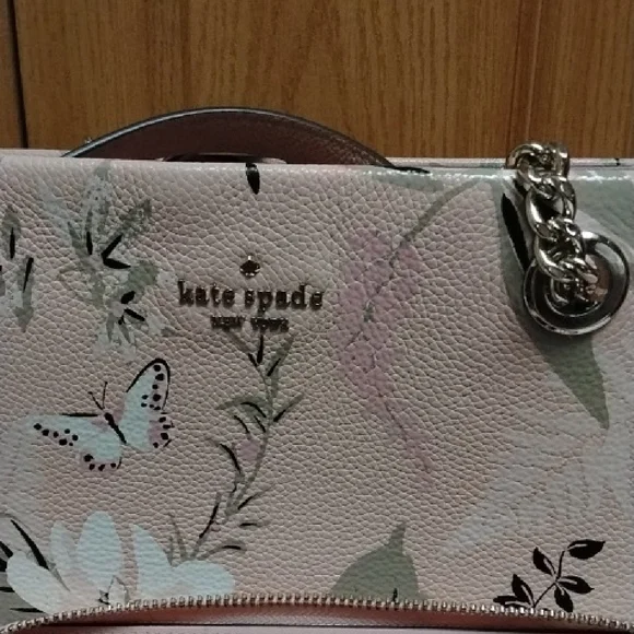 Kate Spade Briar Lane "Meena" Botanical Garden Print Satchel/Crossbody Set - Picture 2 of 11